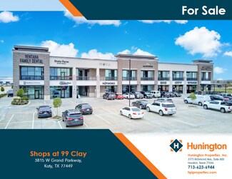 Plus de détails pour 3815 W Grand Parkway, Katy, TX - Local commercial à vendre