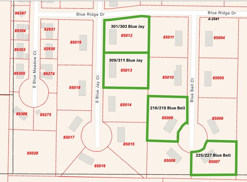 309 S Blue Jay Ct, Weatherford, TX à vendre - Plan cadastral – Image 2 sur 2