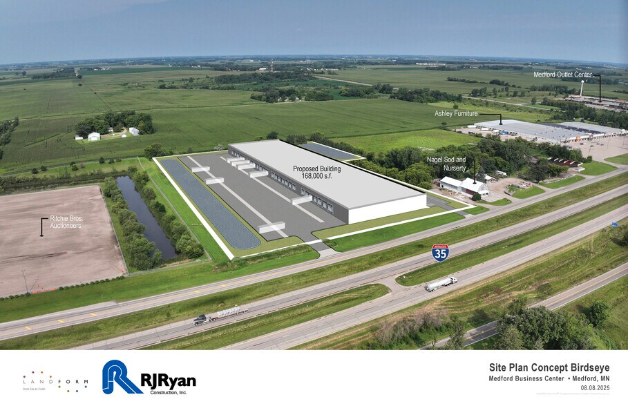 6150 W Frontage Rd, Medford, MN à vendre - Photo de l’immeuble – Image 1 sur 20