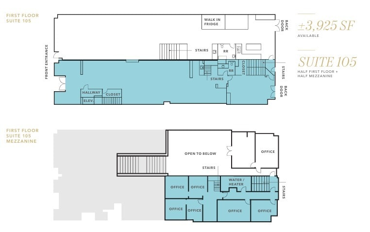 909-911 Pacific Ave, Tacoma, WA à louer Plan d’étage– Image 1 sur 1