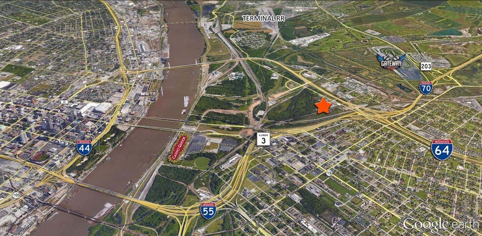 104 St. Clair Ave, East Saint Louis, IL à louer - Aérien – Image 2 sur 2