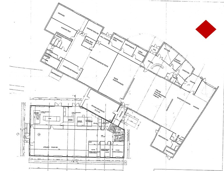 Local d'activités dans Cordemais à vendre - Plan d’étage – Image 3 sur 3