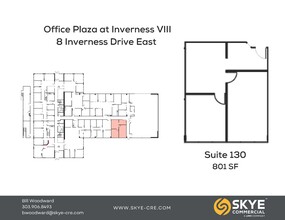 8 Inverness Dr E, Englewood, CO à louer Plan d’étage– Image 1 sur 1