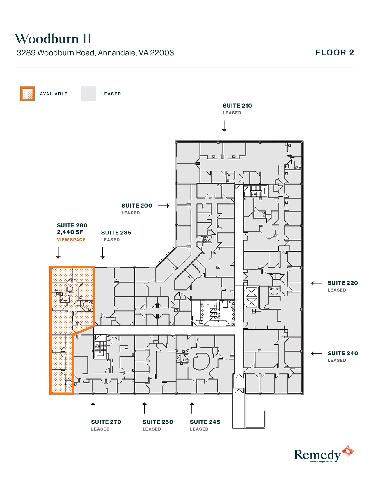 3289 Woodburn Rd, Annandale, VA à louer Plan d’étage– Image 1 sur 1