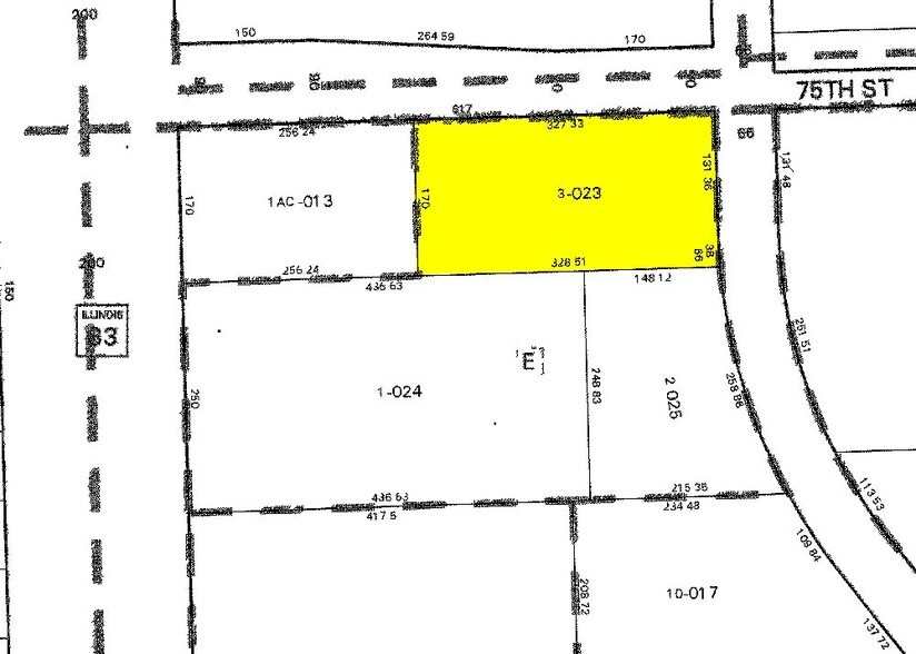 825 W 75th St, Willowbrook, IL à vendre - Plan cadastral – Image 3 sur 43