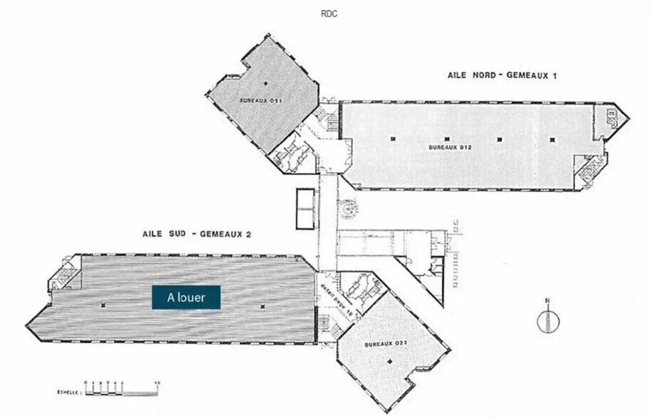 Bureau dans Villeurbanne à louer - Plan d’étage – Image 2 sur 3