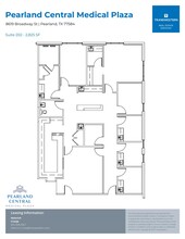 8619 Broadway St, Pearland, TX à louer Plan d’étage– Image 1 sur 1