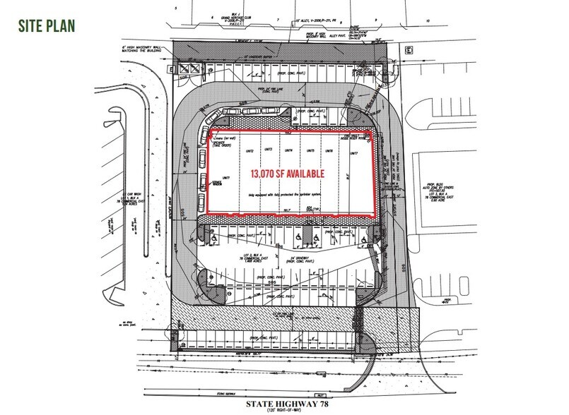 686 Austin Ln, Lavon, TX à louer - Plan de site – Image 3 sur 5