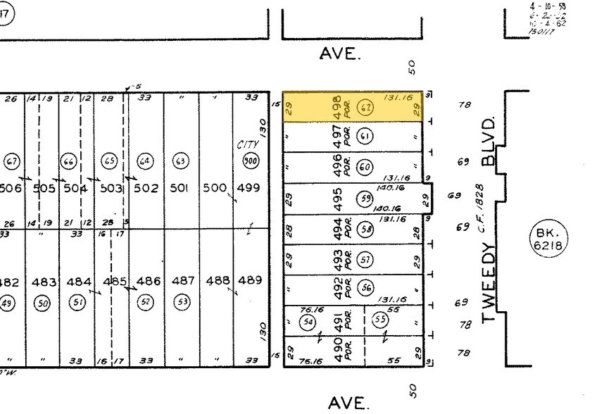 4343 Tweedy Blvd, South Gate, CA à louer - Plan cadastral – Image 2 sur 4