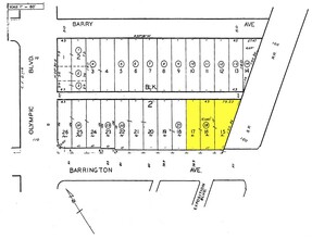 2250 S Barrington Ave, Los Angeles, CA à louer Plan cadastral– Image 2 sur 9