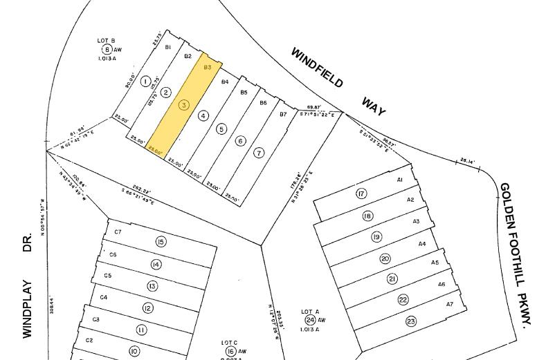 5000 Windplay Dr, El Dorado Hills, CA à vendre - Plan cadastral – Image 3 sur 12