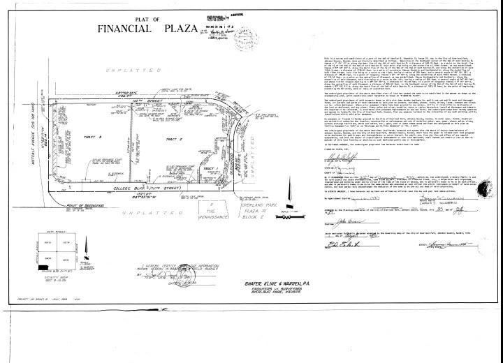 6700 College Blvd, Overland Park, KS à louer - Plan cadastral – Image 2 sur 9