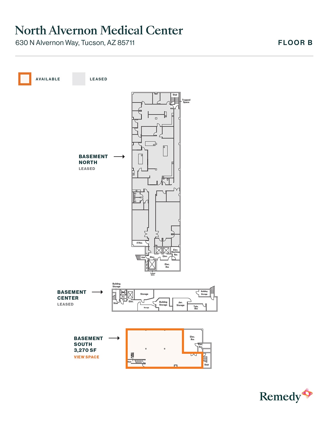 630 N Alvernon Way, Tucson, AZ à louer Plan d’étage– Image 1 sur 2