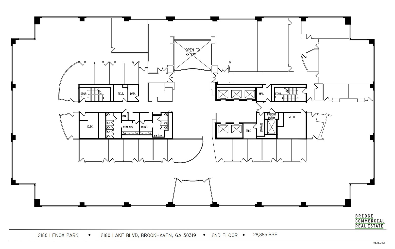 1277 Lenox Park Blvd, Atlanta, GA à louer Plan d’étage– Image 1 sur 1