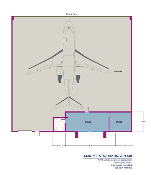 1430 Jet Stream Dr, Henderson, NV à louer - Plan d’étage – Image 2 sur 3
