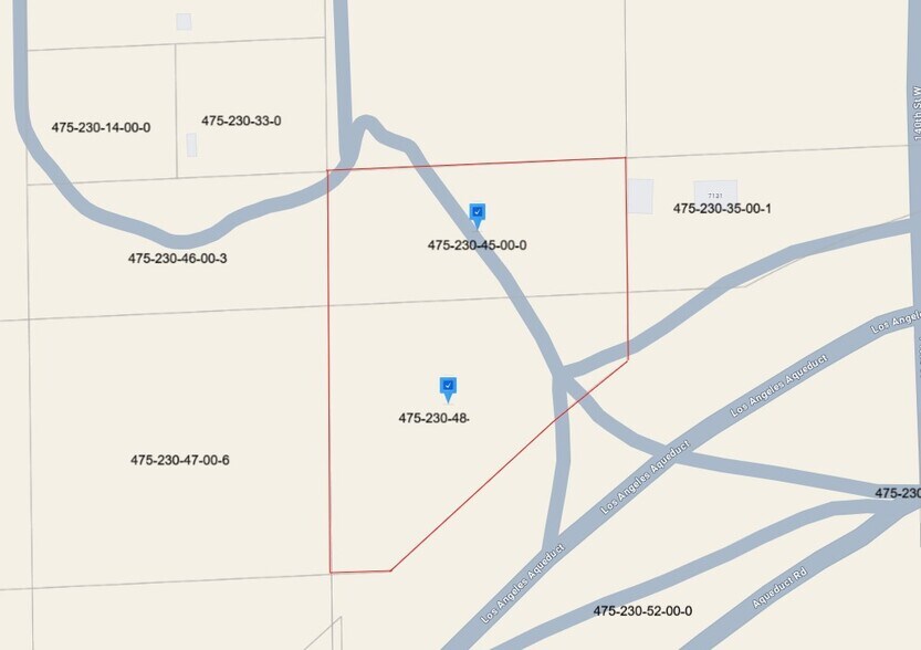 Aqueduct Rd & 140th St W, Rosamond, CA à vendre - Plan cadastral – Image 2 sur 2