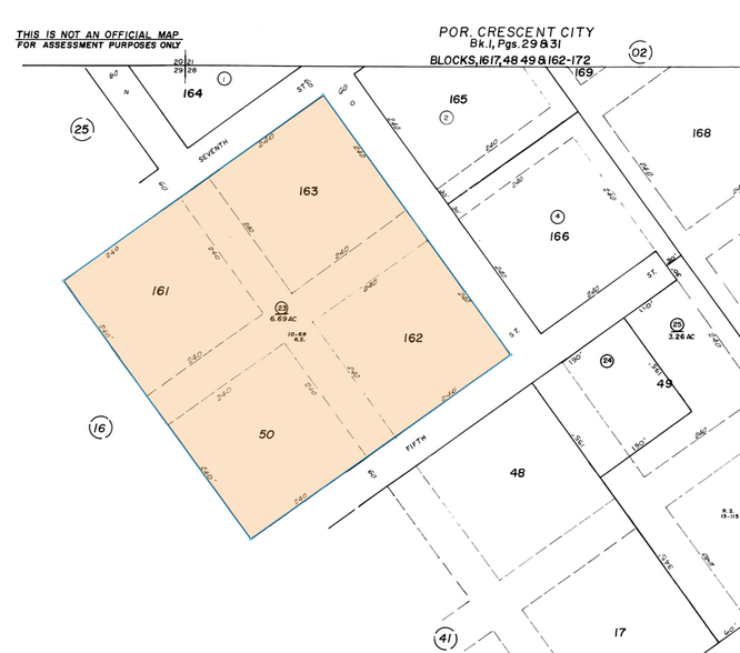 575 M St, Crescent City, CA à vendre - Plan cadastral – Image 2 sur 2