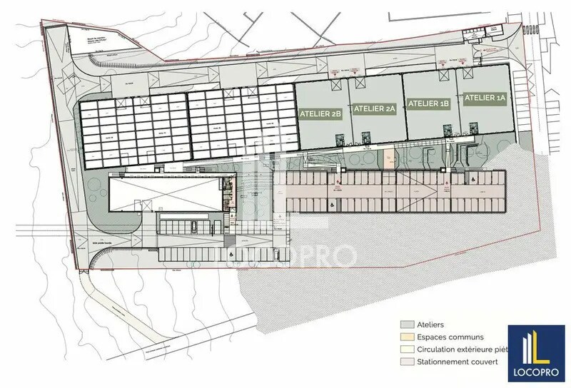 Local d’activités dans Mouans-Sartoux à louer - Plan de site – Image 2 sur 4