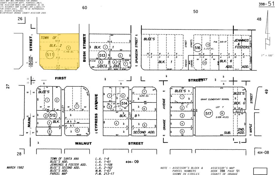 111 N Main St, Santa Ana, CA à louer - Plan cadastral – Image 3 sur 5