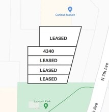 4334-4344 N 7th Ave, Phoenix, AZ à louer Plan de site– Image 1 sur 1