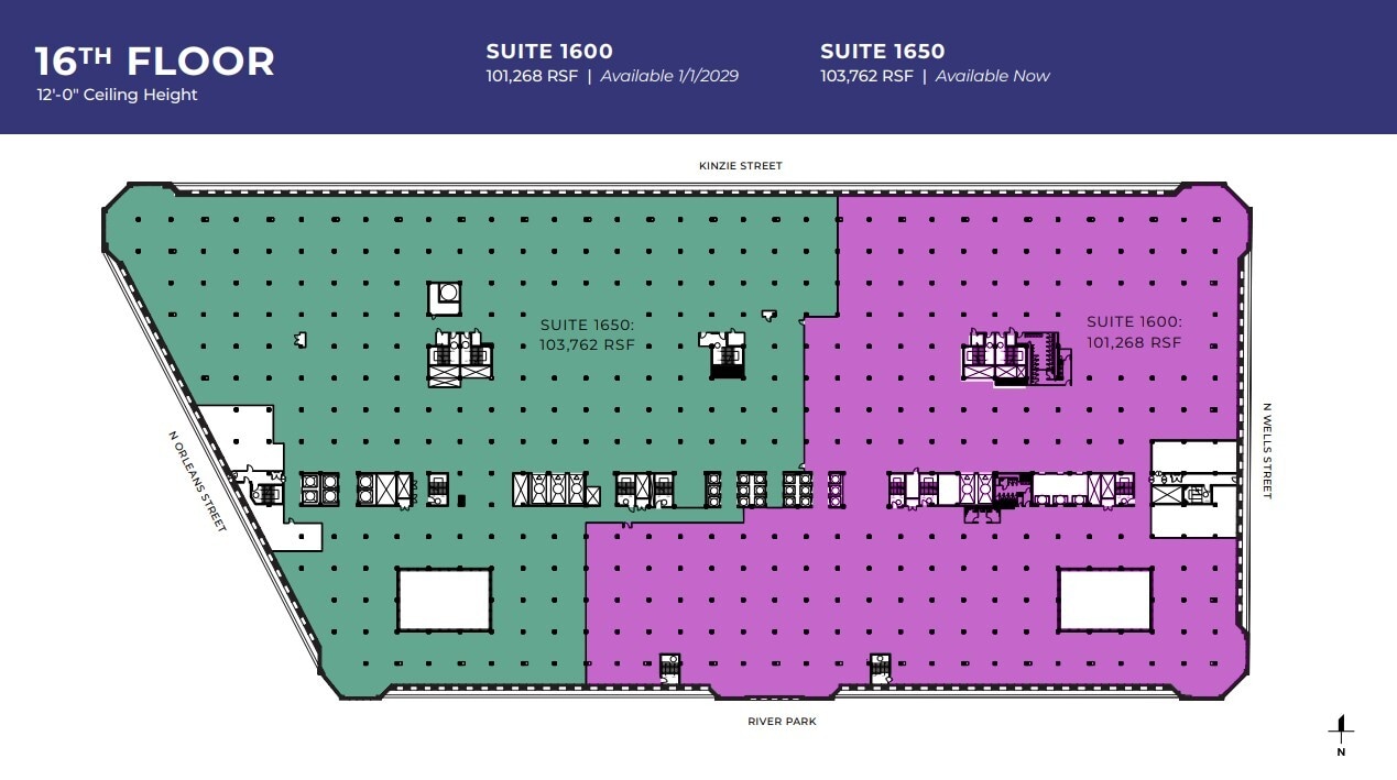 222 Merchandise Mart Plz, Chicago, IL à louer Plan d’étage– Image 1 sur 1