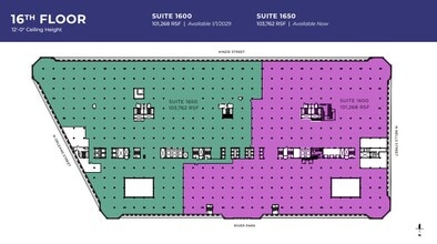 222 Merchandise Mart Plz, Chicago, IL à louer Plan d’étage– Image 1 sur 1
