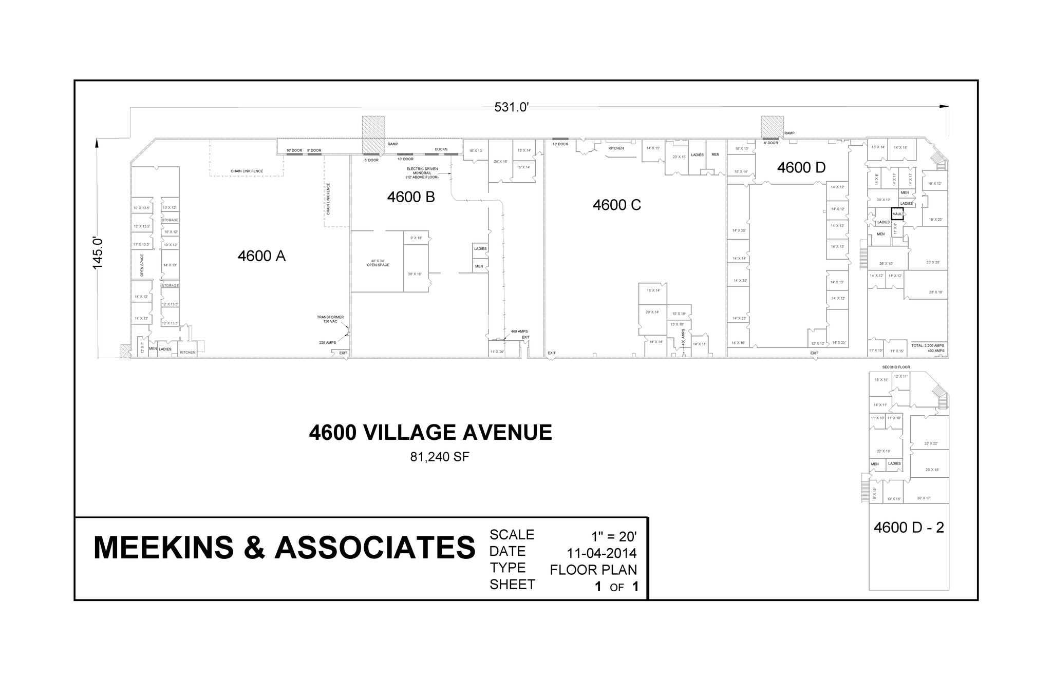 4600 Village Ave, Norfolk, VA à louer Plan d’étage– Image 1 sur 1