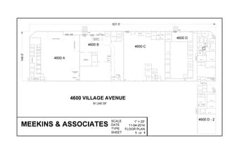 4600 Village Ave, Norfolk, VA à louer Plan d’étage– Image 1 sur 1