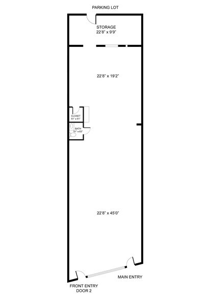 1523 Woodside Rd, Redwood City, CA à louer - Plan d’étage – Image 3 sur 5