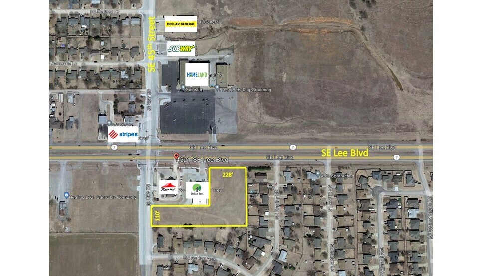 4521 SE Lee Blvd, Lawton, OK à vendre - Photo de l’immeuble – Image 1 sur 1