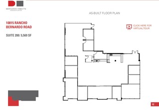 10815 Rancho Bernardo Rd, San Diego, CA à louer Plan d’étage– Image 1 sur 1