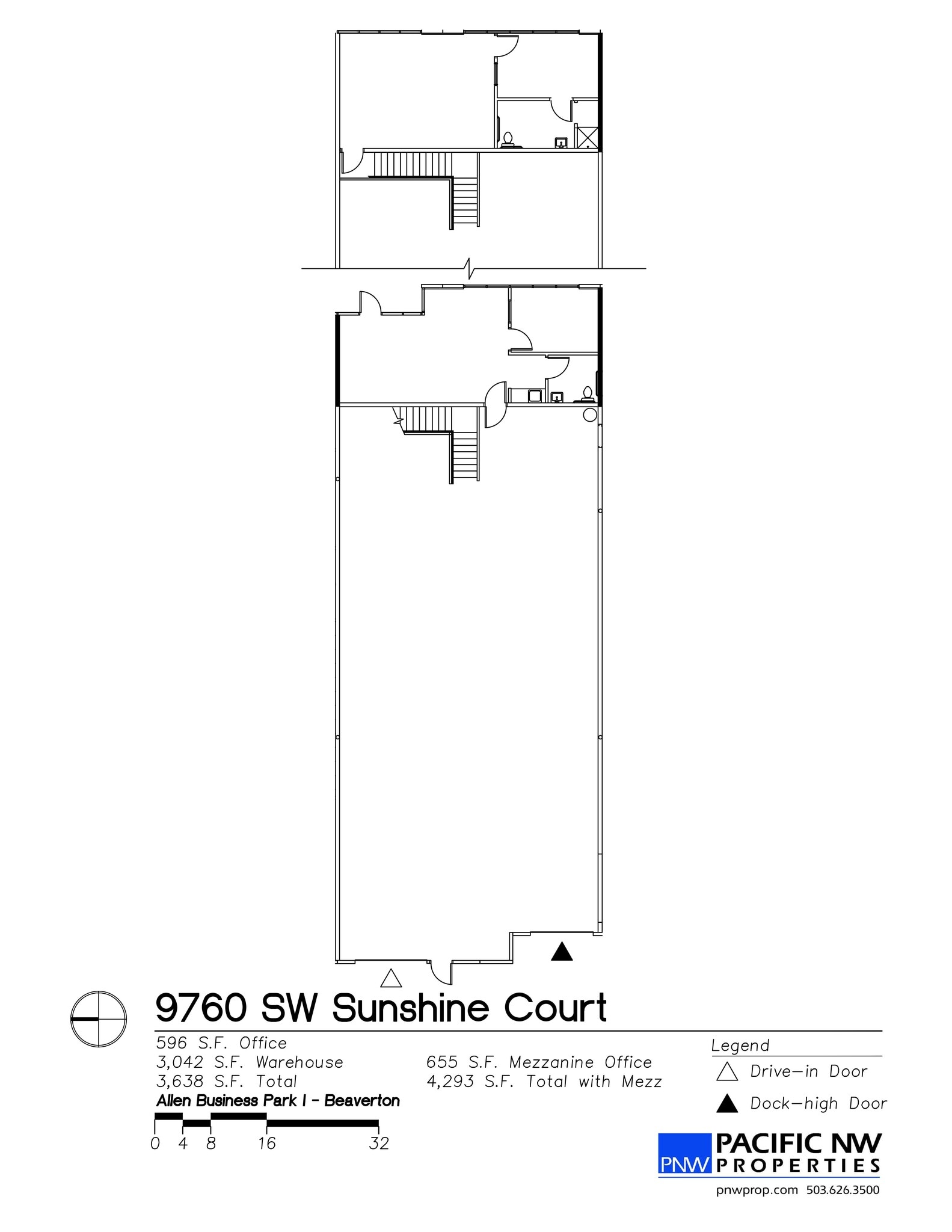 6110-6190 SW Arctic Dr, Beaverton, OR à louer Plan de site– Image 1 sur 1