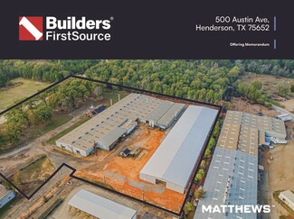 Plus de détails pour 500 Austin Ave, Henderson, TX - Industriel/Logistique à vendre