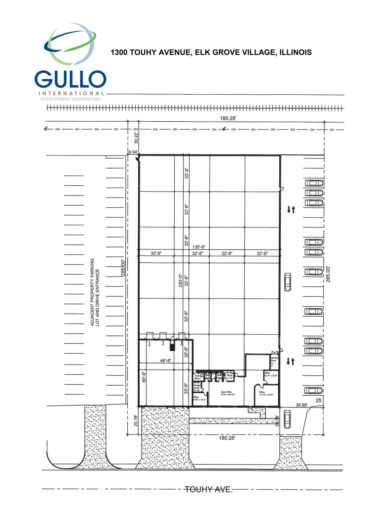 1300 Touhy Ave, Elk Grove Village, IL à louer Plan de site– Image 1 sur 1