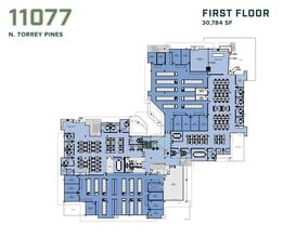11085 N Torrey Pines Rd, La Jolla, CA à louer Plan d’étage– Image 1 sur 1