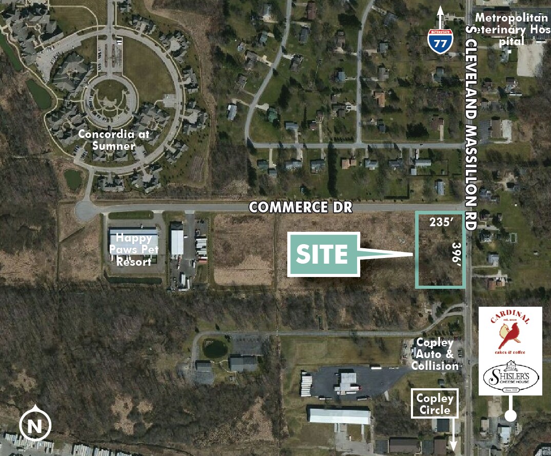 1158 S Cleveland Massillon Rd, Copley, OH à vendre Photo de l’immeuble– Image 1 sur 2
