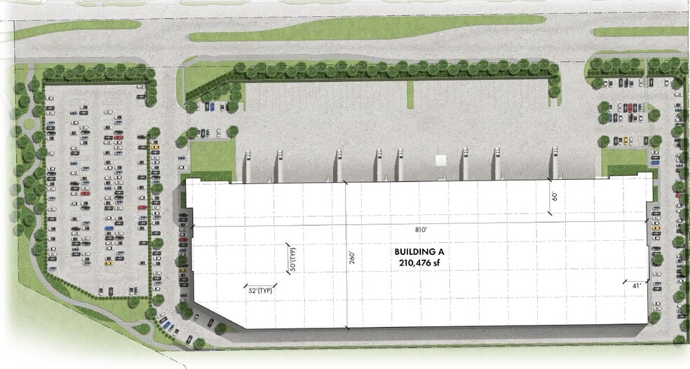 2400 Hunter Ferrell Road, Grand Prairie, TX à louer - Plan de site – Image 3 sur 4