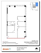 150 York St, Toronto, ON à louer Plan d’étage– Image 1 sur 1