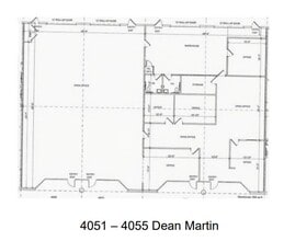 4045-4063 Dean Martin Dr, Las Vegas, NV à louer Plan d’étage– Image 1 sur 1