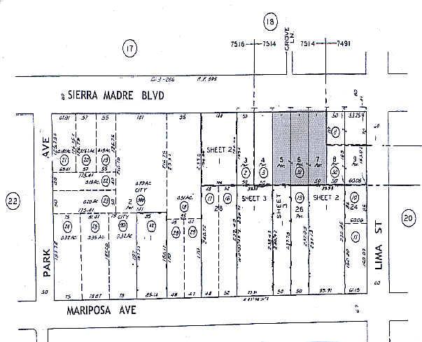 370 W Sierra Madre Blvd, Sierra Madre, CA à louer - Plan cadastral – Image 2 sur 77