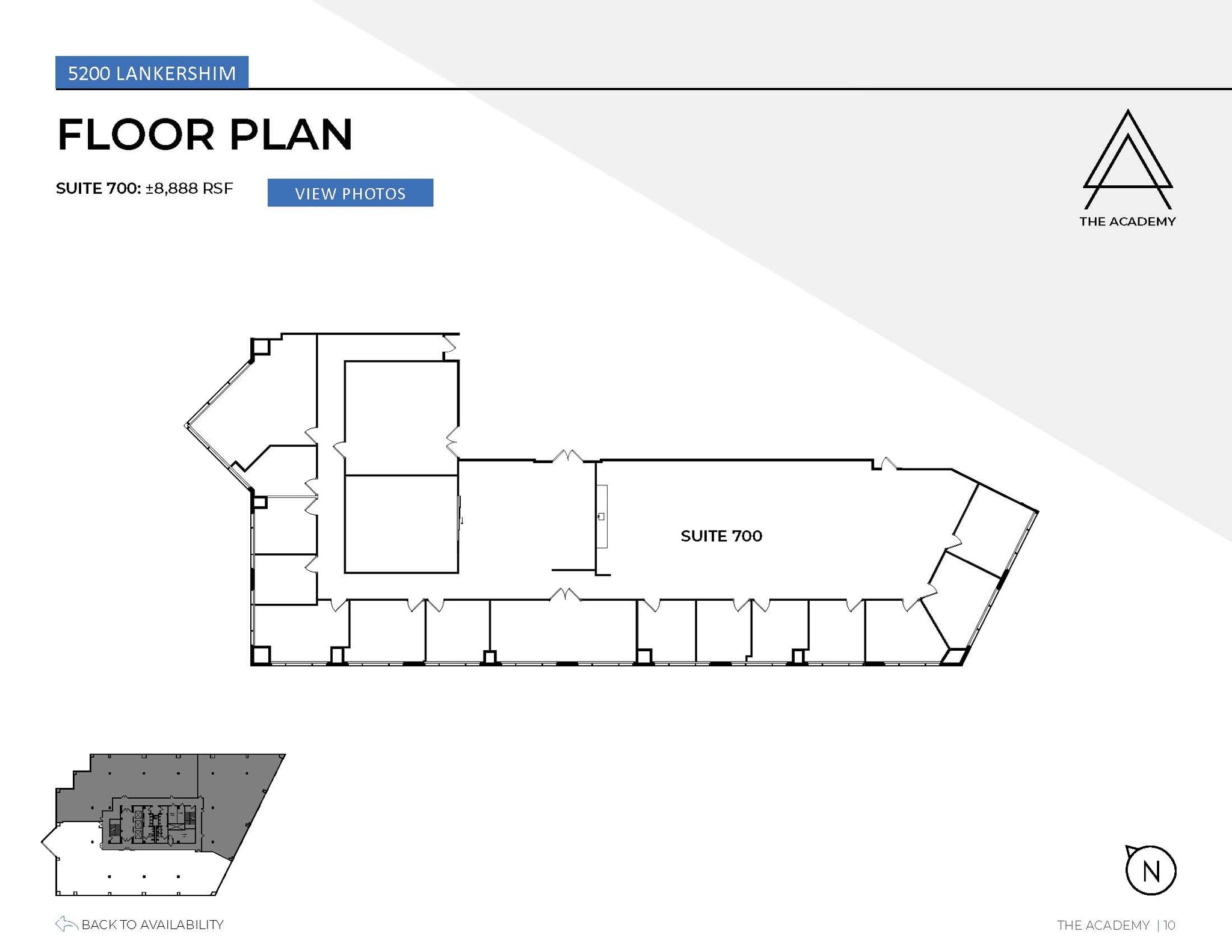 5200 Lankershim Blvd, North Hollywood, CA à louer Plan d’étage– Image 1 sur 1
