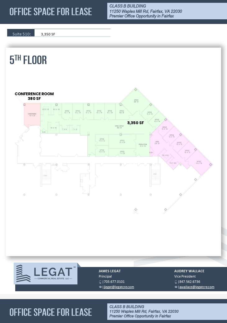 11250 Waples Mill Rd, Fairfax, VA à louer Plan d’étage– Image 1 sur 1