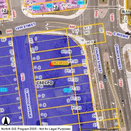 1761 Church St, Norfolk, VA à vendre - Plan cadastral – Image 2 sur 3