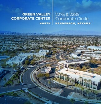 Plus de détails pour 2360 Corporate Cir, Henderson, NV - Bureau à louer