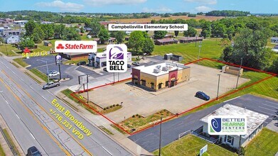 730 E Broadway St, Campbellsville, KY - Vue aérienne vue de carte - Image1