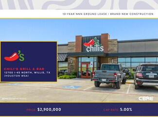 Plus de détails pour 12700 Interstate 45 N, Willis, TX - Local commercial à vendre