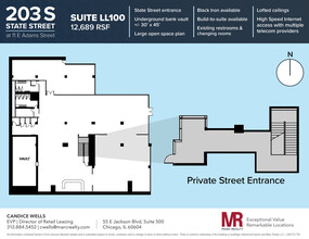 11 E Adams St, Chicago, IL à louer Plan d’étage– Image 1 sur 17