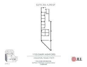 14701 St. Marys Ln, Houston, TX à louer Plan d’étage– Image 1 sur 1