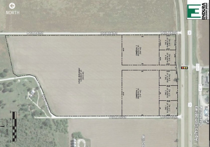 US Hwy 90, Castroville, TX à vendre - Aérien – Image 2 sur 3