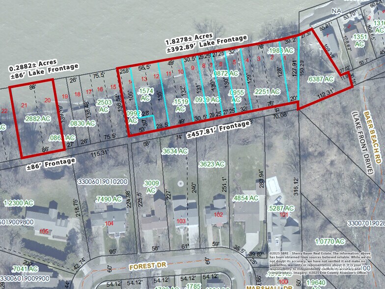 0 Lake Front Dr, Erie, PA à vendre - Plan de site – Image 1 sur 23